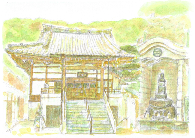 富春院本堂と義元公墳墓旧蹟